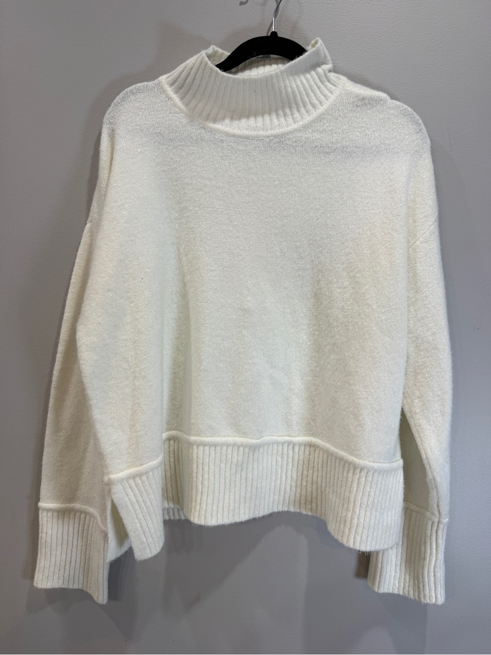 Nine West Cream Turtleneck Sweater